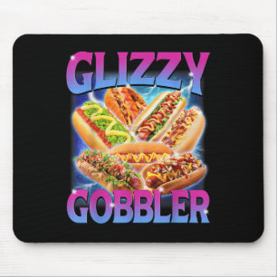 Grappige Glizzy Gobbler Meme Hilarische Hot Dog Gl Muismat