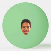 Grappige gloed in het donker Kinder foto Pingpongbal (Achterkant)