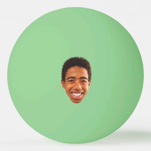 Grappige gloed in het donker Kinder foto Pingpongbal (Achterkant)