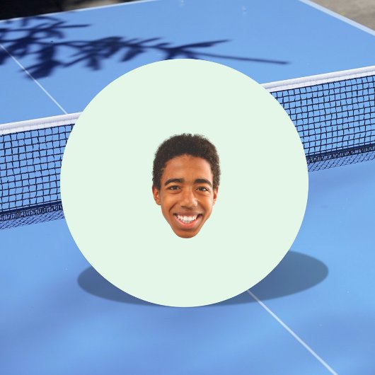 Grappige gloed in het donker Kinder foto Pingpongbal