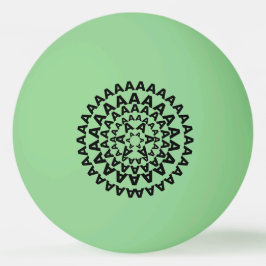 grappige gloed in het donker pingpongbal