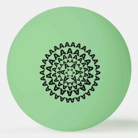 grappige gloed in het donker pingpongbal (Voorkant)
