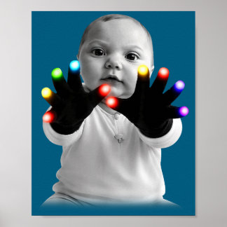 Grappige Gloving Baby Meme Niche Design Nieuwe Oud Poster
