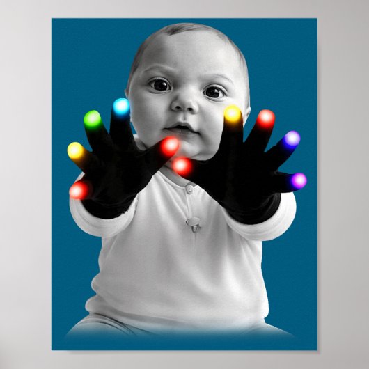 Grappige Gloving Baby Meme Niche Design Nieuwe Oud Poster (Voorkant)