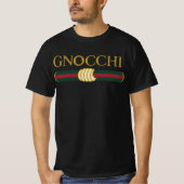 Grappige gnocchi Eten Pasta Bende T-shirt (Voorkant)