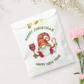 Grappige Gnome kerstfeest gunstzakken Bedankzakje (Gezegeld)