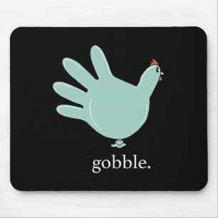Grappige Gobble Kalkoenhandschoen Medische Verplee Muismat