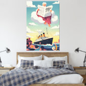 Grappige God thema's Canvas Afdruk (Insitu (Slaapkamer))