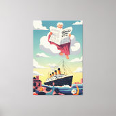 Grappige God thema's Canvas Afdruk (Voorkant)