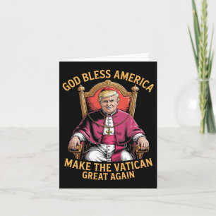 Grappige God zegene Amerika maken het Vaticaan gro Kaart