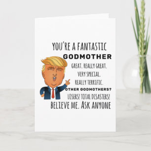 Grappige Godmother Verjaardag Beste Gift Kaart