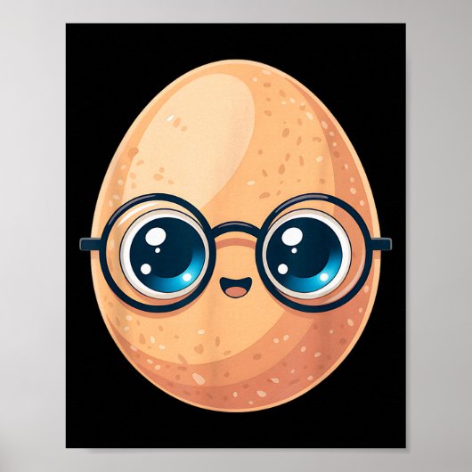 Grappige goede ei leraar Halloween kostuum voedsel Poster (Voorkant)