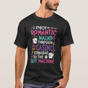 Grappige gokautomaat gokken casino gokker Vegas T-shirt