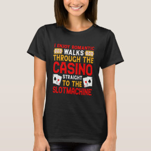 Grappige gokautomaat Lucky Casino Lover Game T-shirt