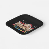 Grappige Golden Retriever Kersthond Papieren Bordje (Gebogen)