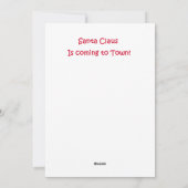 Grappige Golden Retriever kijken voor de Kerstman Feestdagenkaart (Achterkant)