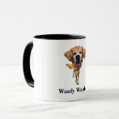 Grappige Golden Retriever Mok (Voorkant links)