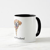 Grappige Golden Retriever Mok (Voorkant rechts)