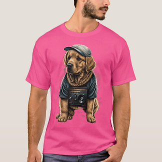 Grappige Golden Retriever Rap Hip-Hop RB T-shirt