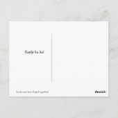 Grappige Golden Retriever Weasel Bartender Joke Me Briefkaart (Achterkant)