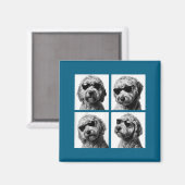 Grappige Goldendoodle Meme Schattige Doodle Fotoho Magneet (Voorkant / Achterkant)