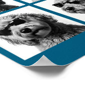 Grappige Goldendoodle Meme Schattige Doodle Fotoho Poster (Hoek)