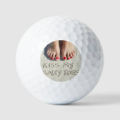 Grappige Golf bal set - Voeten (Voorkant)
