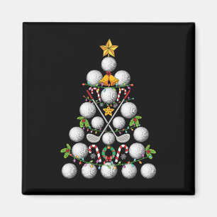 Grappige Golf Ball Kerstboom Kerst Golf Liefde Magneet