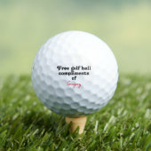 Grappige Golf Ball - Lost Ball Gag Golfballen (Insitu Shirt)