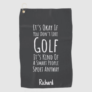 Grappige Golf Cadeaus Grappig Humoristisch Nieuwig Golfhanddoek