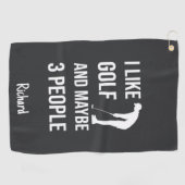 Grappige Golf Cadeaus Grappige Golfer Humor Grap Golfhanddoek (Horizontaal)