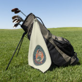 Grappige Golf Golfhanddoek (Groen)