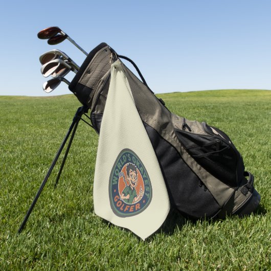 Grappige Golf Golfhanddoek (Groen)