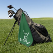 Grappige Golf Handdoek - WMD Golfer Gift (Groen)