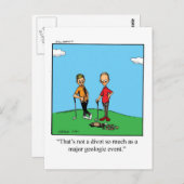 Grappige Golf Humor Kaart (Voorkant / Achterkant)