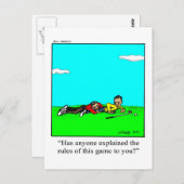 Grappige Golf Humoristische Ansichtkaart Briefkaart (Voorkant / Achterkant)
