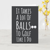 Grappige Golf Kaarten Voor Hem Papa Opa Golfer (Gele Bloem)