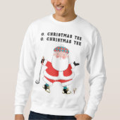 Grappige Golf Kerst Vakantie Trui (Voorkant)