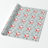 Grappige golf Kerstmis Cadeaupapier (Uitgerold)