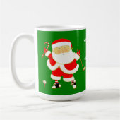 Grappige golf Kerstmis Koffiemok (Links)
