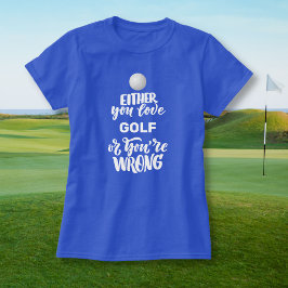 Grappige Golf Liefde Golfen, Golfer T-shirt