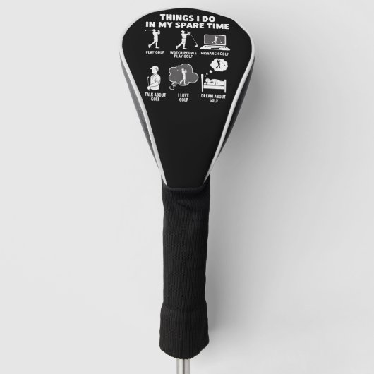 Grappige Golf Liefhebber Coach Cadeaus Vader Opa G Golfheadcover (Voorkant)