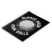 Grappige-golf Notitieboek (Linkerzijde)