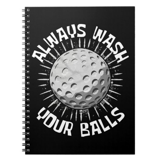 Grappige-golf Notitieboek (Voorkant)