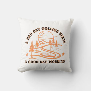 Grappige Golf Quote Golfliefhebber Kussen