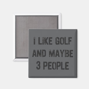 Grappige Golf Sarcastische Spreuken Golf Magneet