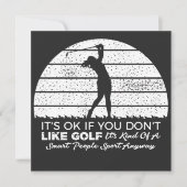 grappige golf spreuken golf citaat kaart (Voorkant)