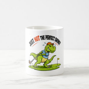 Grappige Golf T-Rex Schattige Dinosaur Golf Cadeau Koffiemok