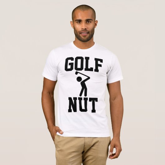 Grappige GOLF T-shirts. GOLFMOER T-shirt (Voorkant volledig)