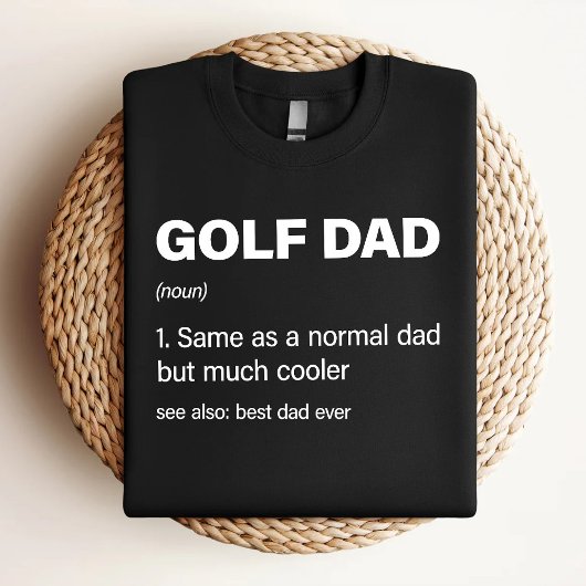 Grappige Golf vader definitie T-shirt